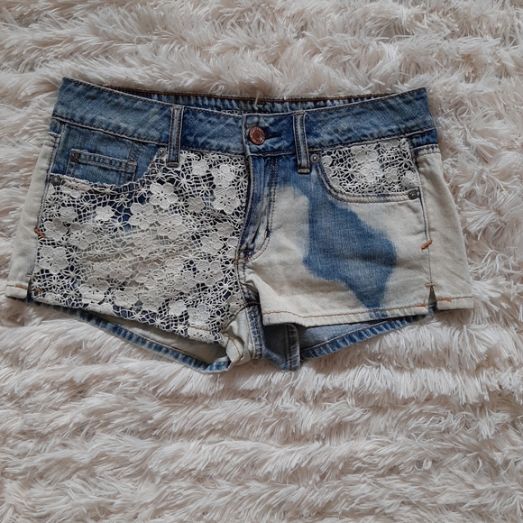 3/$30-American Eagle Lace Denim Short